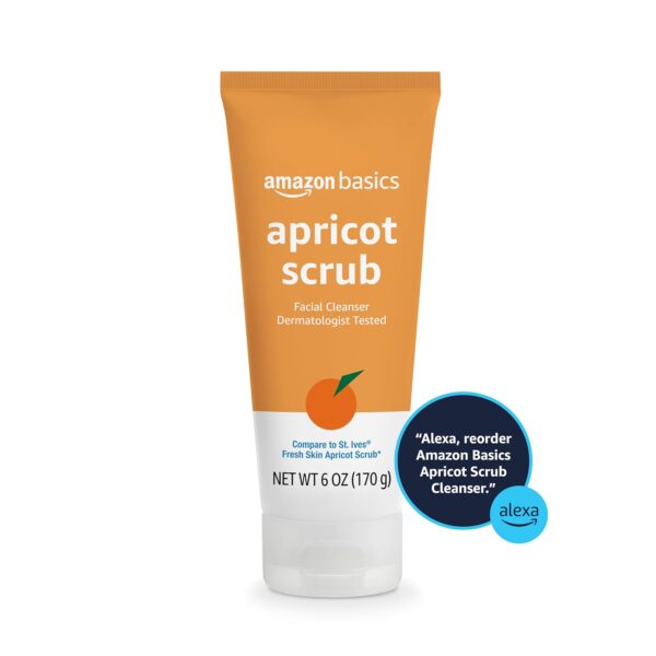 Amazon Basics Apricot Scrub Facial Cleanser, 6 Ounce (Previously Solimo) - Image 4