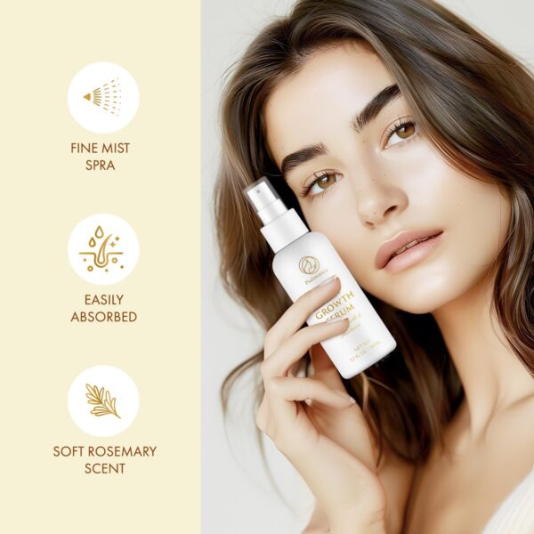 Hair Growth Serum: Rosemary Oil Batana Oil Biotin Castor Oil Rice Water Hair Oils for Hair Growth - Hair Growth Thickening Product - Hair Loss Treatments for Women Men(50 ML) - Image 6