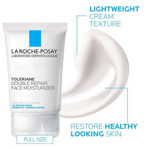 La Roche-Posay Toleriane Double Repair Face Moisturizer, Daily Moisturizer Face Cream with Ceramide and Niacinamide for All Skin Types, Oil Free, Fragrance Free - Image 6