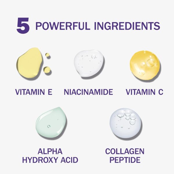 Olay Super Serum - Vitamin C & E, Niacinamide, Collagen Peptide, AHA - Glass Skin Care for Face - Brightening, Hydrating, Firming, Evens Tone, Smooths Fine Lines, Dark Spot Reduction, 1.0 Oz - Image 4