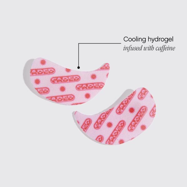 Topicals Faded Brightening Under Eye Masks | Revitalizing Patches to Depuff, Hydrate, and Illuminate | Diminishes Dark Circles and Fine Lines | Made with Kojic Acid, Caffeine & Niacinamide - Image 4