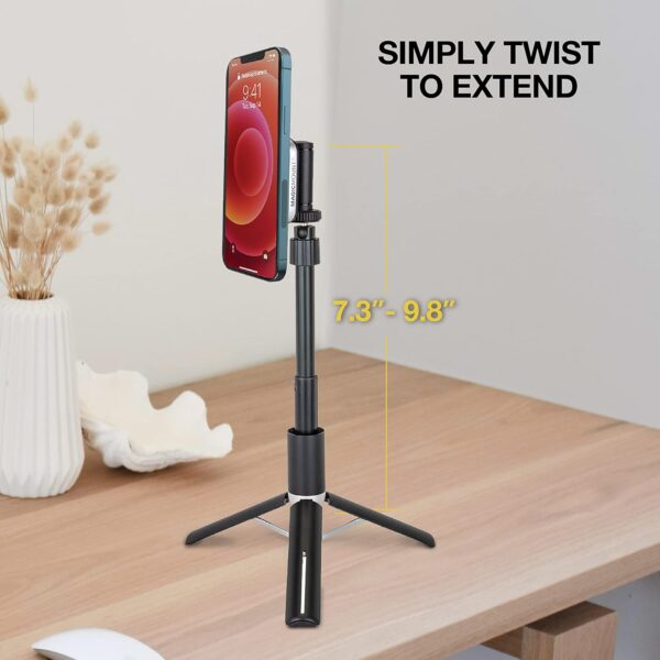 Scosche MP2TR1-SP MagicMount Pro 2 Tripod/Selfie Stick Phone Mount with Adjustable Arm - Image 6