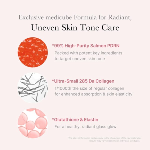 medicube Salmon DNA PDRN Pink One Day Serum | 99% Salmon DNA PDRN Intensive Ampoule, Collagen, Glutathione, Hyaluronic Acid - Improves skin radiance | Korean skincare 0.05 fl.oz x 10e - Image 5