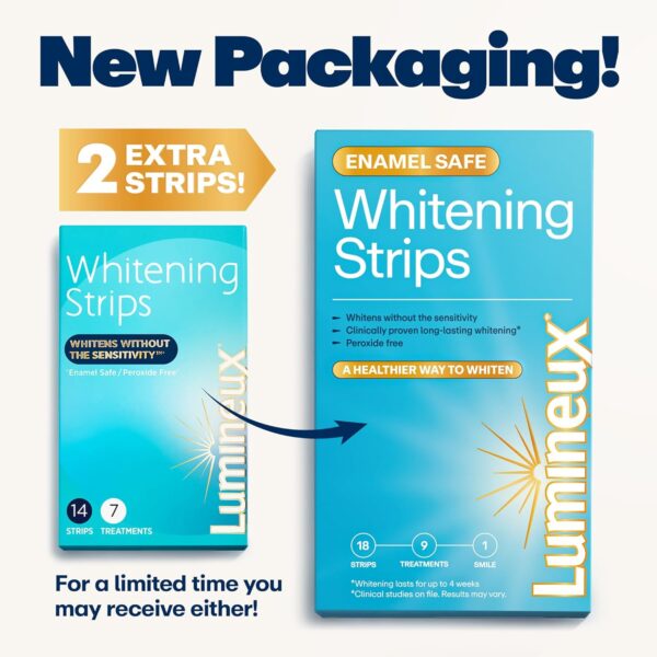 Lumineux Teeth Whitening Strips 7 Treatments - Enamel Safe - Whitening Without The Sensitivity - Dentist Formulated & Certified Non-Toxic - Image 2