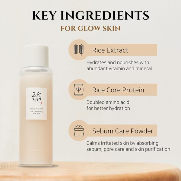Beauty of Joseon Glow Replenishing Rice Facial Sebum Toner for Oily Combination Skin Korean Moisturizing Balance Care 150ml, 5.07 fl.oz - Image 4