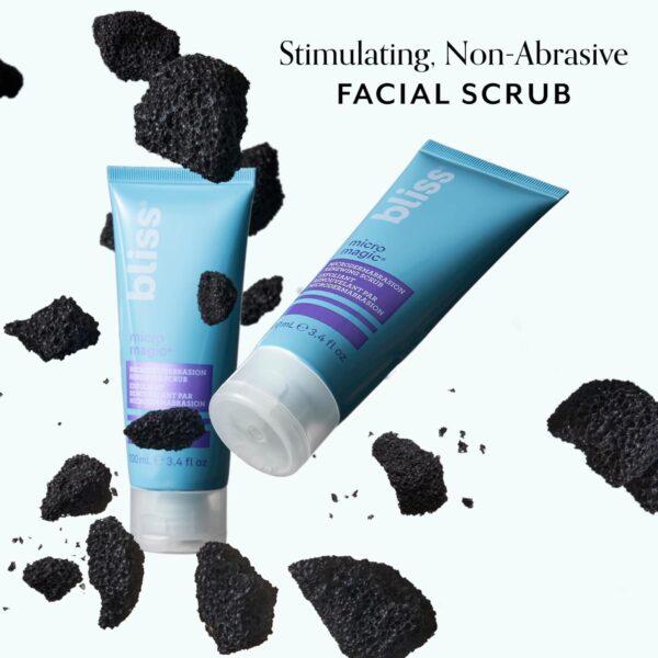 bliss Micro Magic | Skin-renewing Microdermabrasion Scrub | Straight-from-the-Spa | Tightens Pores & Brightens Skin | Paraben Free, Cruelty Free | 3.4 fl oz - Image 2