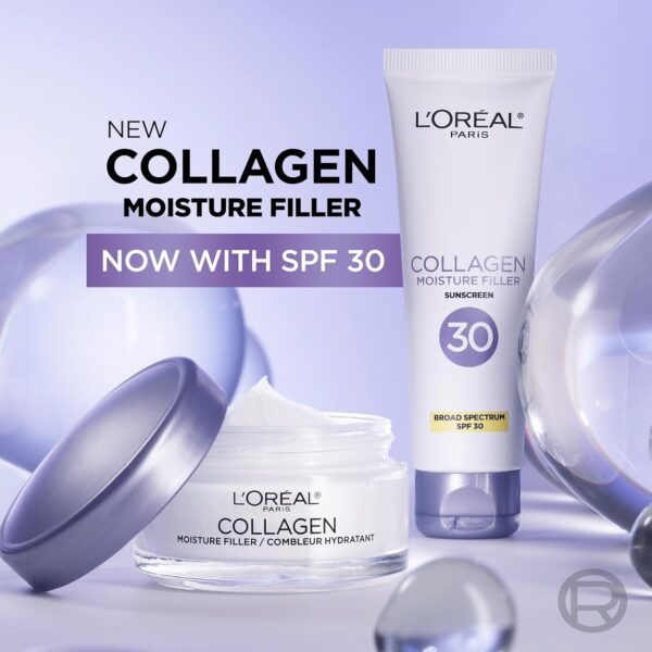 L’Oréal Paris Collagen Daily Face Moisturizer, Reduce Wrinkles, Face Cream 1.7 oz - Image 7