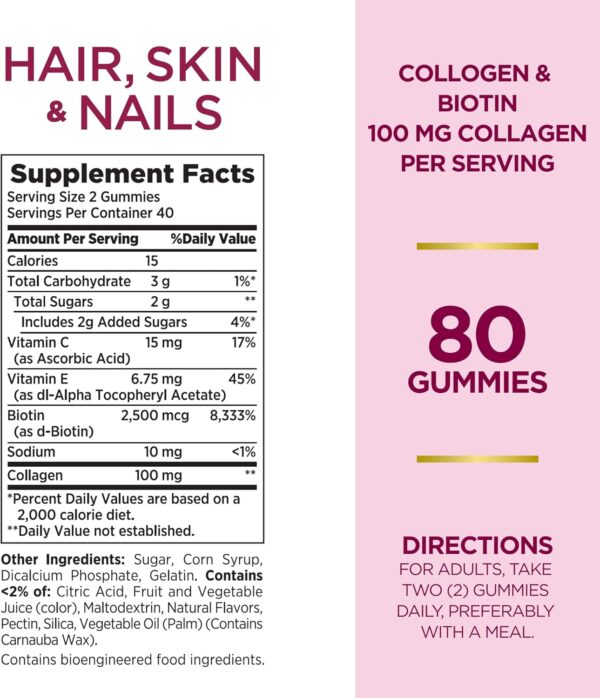 Nature's Bounty Optimal Solutions Citrus-Flavored Gummies, 80 Ct - Image 2