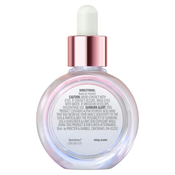 Olay Super Serum - Vitamin C & E, Niacinamide, Collagen Peptide, AHA - Glass Skin Care for Face - Brightening, Hydrating, Firming, Evens Tone, Smooths Fine Lines, Dark Spot Reduction, 1.0 Oz - Image 9