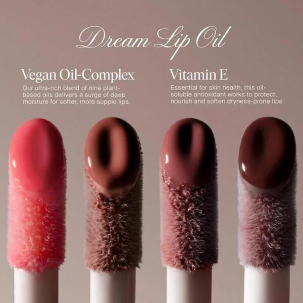 Summer Fridays Dream Lip Oil - Tinted Lip Oil with Moisturizing Sheer Coverage, High-Shine and Deep Hydration - Non-Sticky Formula for Long-Lasting Softness - Pink Cloud (0.15 Oz) - Image 8