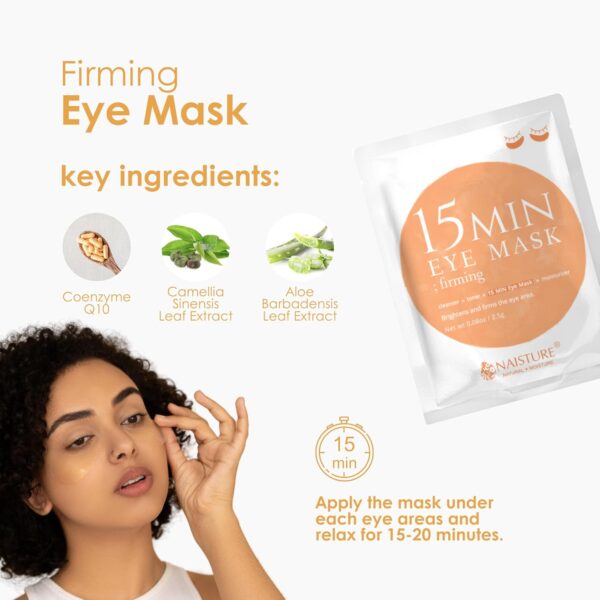 Spa Kit for Women-Korean Skincare Set Includes home spa essentials like a hair mask, hand and foot masks, eye mask, facial masks. Pamper yourself with 15 MIN PAMPER ME KIT by [NAISTURE] - Image 6