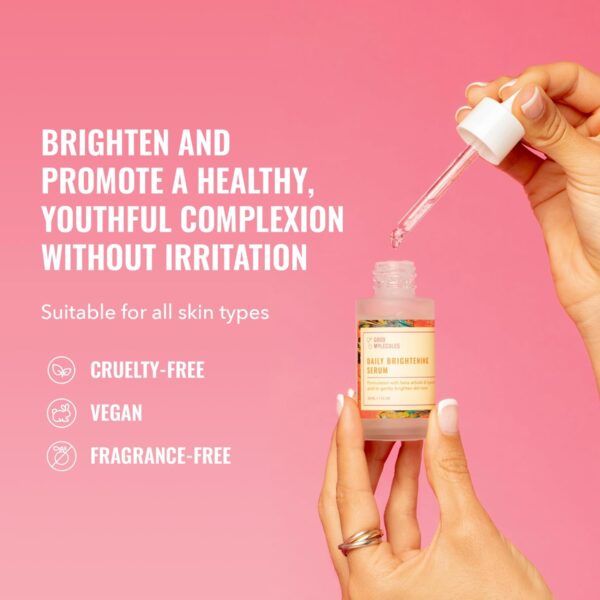 Good Molecules Daily Brightening Serum - Hydrating Facial Serum with Beta Arbutin and Hyaluronic Acid to Moisturize - Anti-Aging Skincare for Face - Image 2