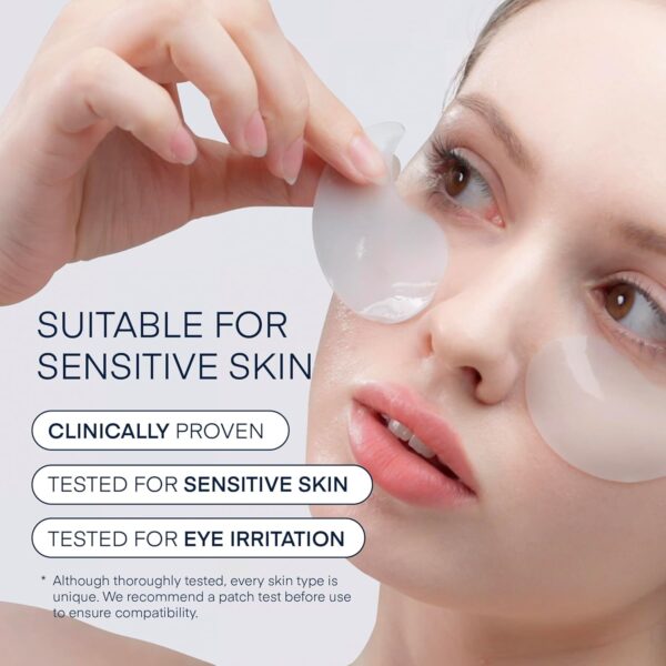 Under Eye Patches for Dark Circles: Puffiness & Eye Bag Treatment Gel Mask with Caffeine Hyaluronic Acid Niacinamide - Undereye Brightening Hydrating Anti-Wrinkle & Cooling - Korean Skincare, 30 Pairs - Image 3