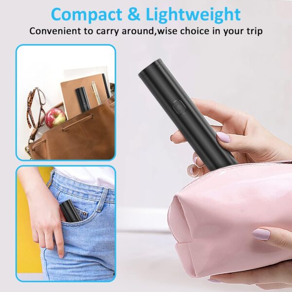 Monopod Selfie Stick Bluetooth, Lightweight Aluminum All in One Extendable Selfie Sticks Compact Design, Compatible with iPhone 15/14 Pro Max/14 Pro/14/14 Plus/13 Pro Max/13 Pro/13, Galaxy S22 - Image 5