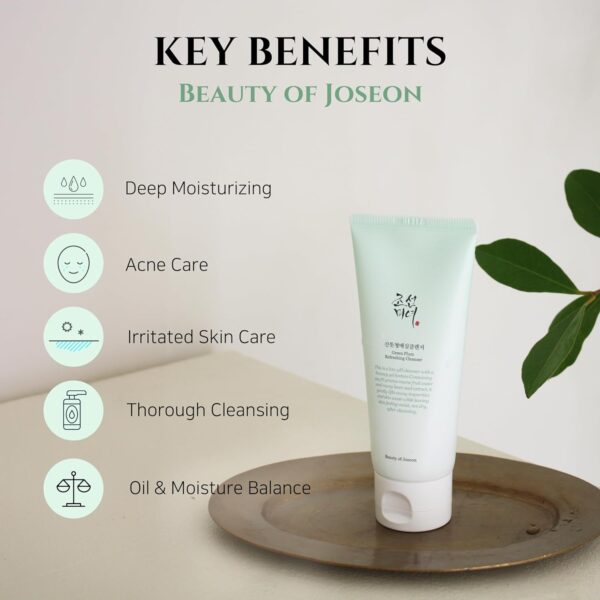 Beauty of Joseon Green Plum Refreshing Cleanser Gel Type Deep Pore Cleansing, Acne Face Wash, Blackhead Remover for All Skin Types, Korean Skincare 100ml, 3.38 fl.oz - Image 6