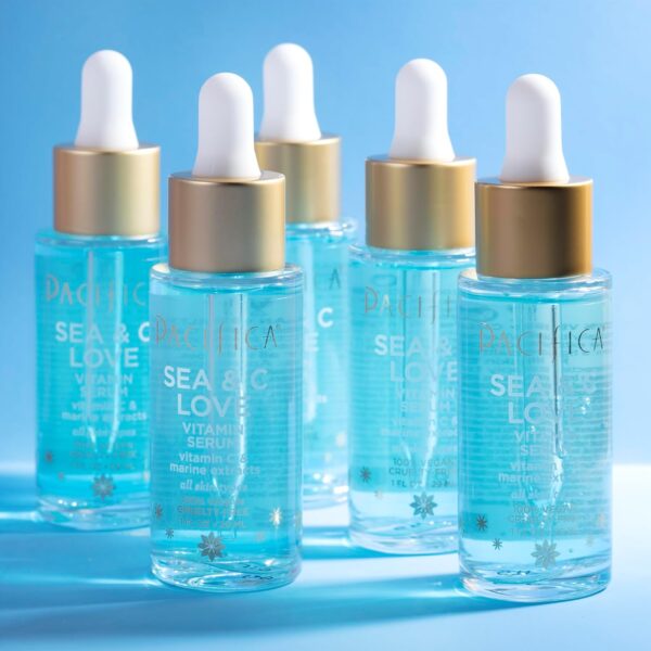 Pacifica Beauty Sea and C Love Vitamin C Serum, Skincare, Hyaluronic Acid, Green Tea, Marine Extracts, Blue Light Protection, Brightening, Lightweight, Face Care, Skin Care Serum, 1 fl oz (1 Count) - Image 10