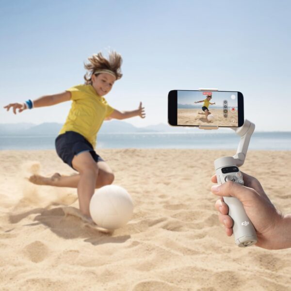 DJI Osmo Mobile 7 Gimbal Stabilizer for iPhone, Android, Built-in Tripod, Ultra-Light, Comfortable Grip, 3-Axis Phone Gimbal, ActiveTrack 7.0, ShotGuides, One-Tap Edit, 10hrs Use, Phone Charging - Image 10