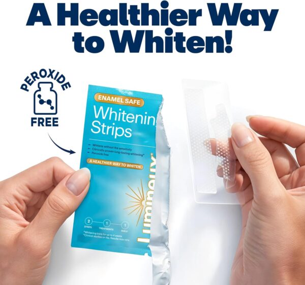 Lumineux Teeth Whitening Strips 7 Treatments - Enamel Safe - Whitening Without The Sensitivity - Dentist Formulated & Certified Non-Toxic - Image 5