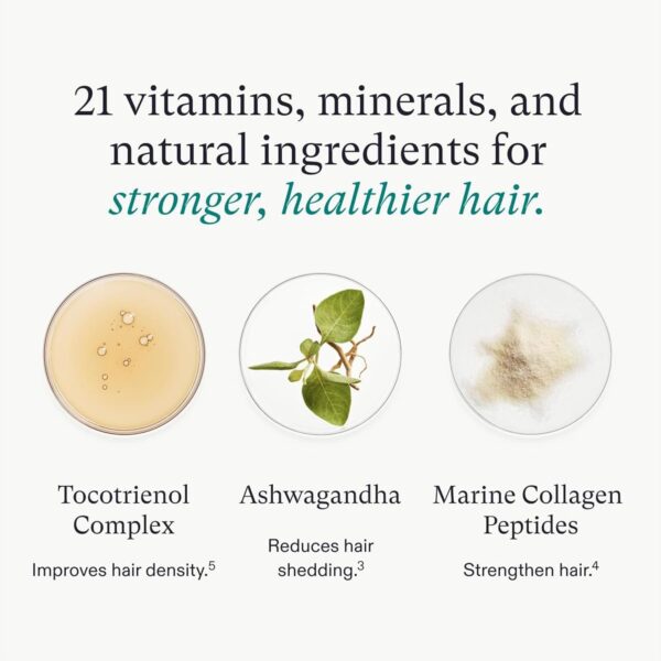 Nutrafol Women's Hair Growth Supplements, Ages 18-44, Clinically Proven for Visibly Thicker and Stronger Hair, Dermatologist Recommended - 1 Month Supply - Image 8