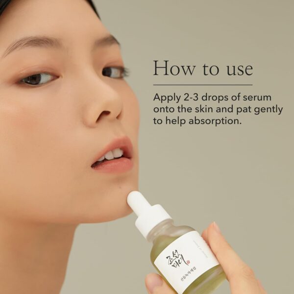 Beauty of Joseon Calming Serum Green Tea Panthenol Soothing, Moisturizing Sensitive, Acne-Prone, UV Irritated Skin, Daily Korean Skin Care for Men and Women, 30ml 1 fl.oz - Image 8