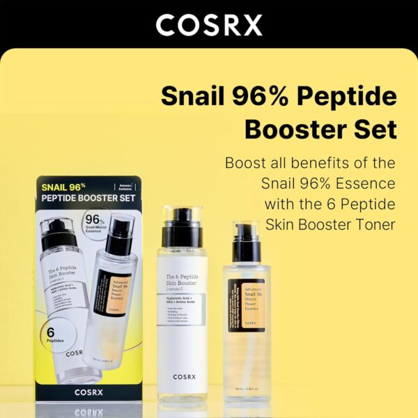 COSRX Snail Mucin 96% Peptide Booster Set - Amazon Exclusive - Korean Skin Care, Gift Sets, Skin Care Sets for Women, Advanced Snail Mucin Serum, Face Serum - Image 3