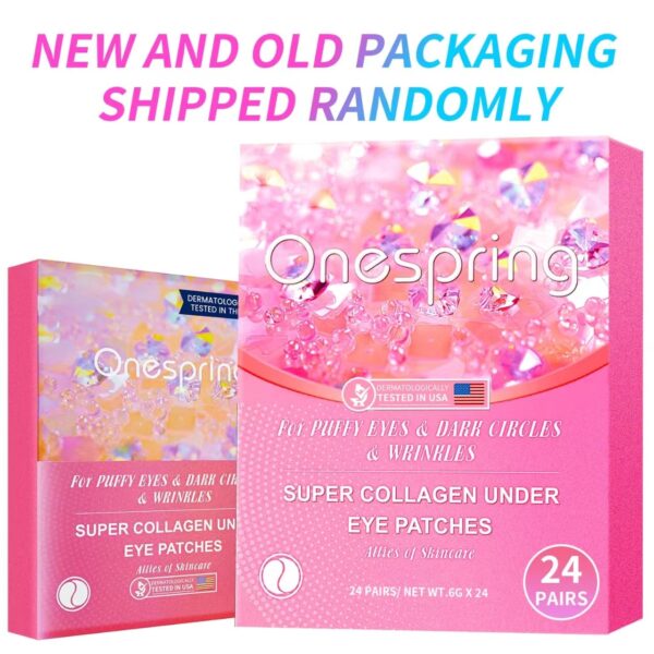 Under Eye Patches (24 Pairs) - Eye Gel Pads for Wrinkles, Puffy Eyes, Dark Circles, Eye Bags, Natural Collagen Eye Gels Pads, Under Eye Mask Patches for Refreshing, Revitalizing - Image 8