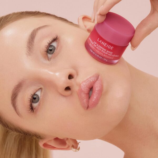 LANEIGE Lip Sleeping Mask: Nourish, Hydrate, Vitamin C, Murumuru & Shea Butter, Antioxidants, Flaky, Dry Lips - Image 2