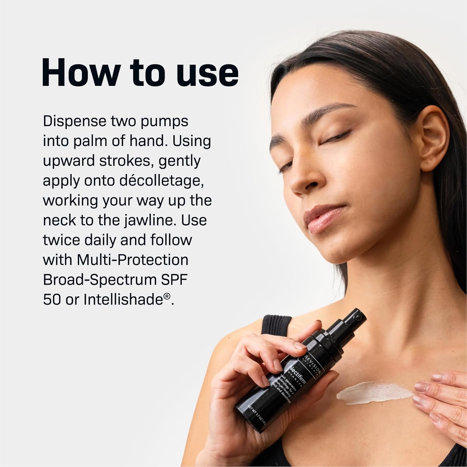 Revision Skincare Nectifirm® Advanced, Anti Aging Neck Firming Cream with Peptides for Fine Lines, Wrinkles and Crepey Skin - Image 3