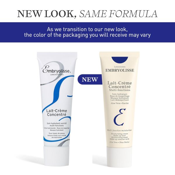 Embryolisse Lait-Crème Concentré, Multifunction Daily Moisturizer, Primer, and Makeup Remover, Suitable for All Skin Types. French Face Cream With Shea Butter & Aloe Vera - Image 2