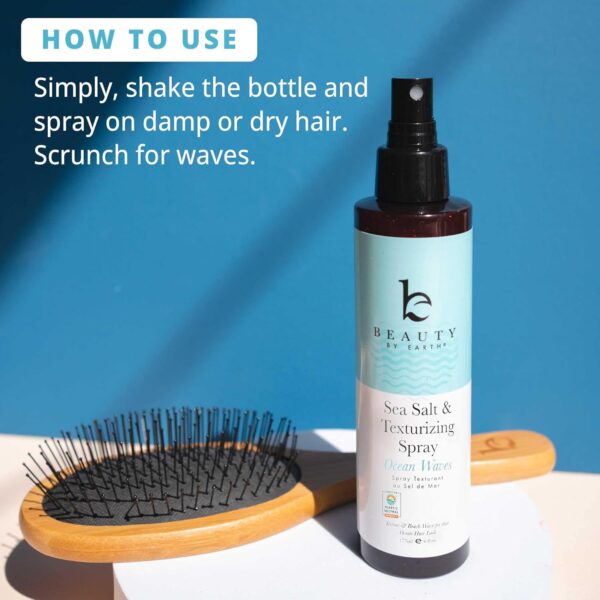 Sea Salt Spray for Textured Beach Waves & Volume - USA Made with Organic Ingredients, Texturing & Volumizing Spray for Fine Hair for Men & Women - Image 7