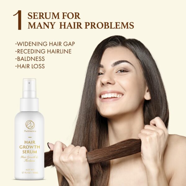 Hair Growth Serum: Rosemary Oil Batana Oil Biotin Castor Oil Rice Water Hair Oils for Hair Growth - Hair Growth Thickening Product - Hair Loss Treatments for Women Men(50 ML) - Image 2