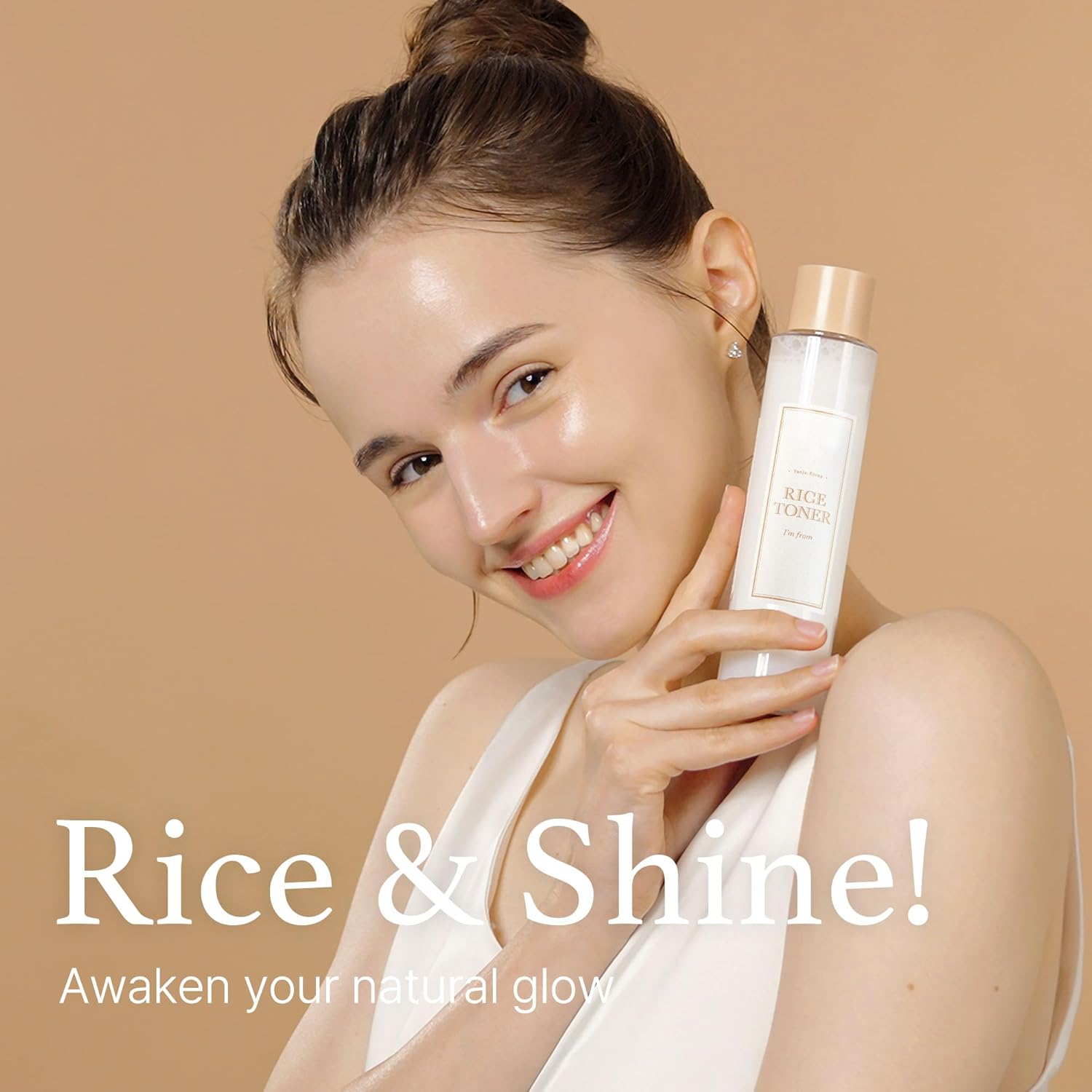 I'm from Rice Toner, Milky Toner for Glowing Skin, Korean Rice, Glow Essence with Niacinamide, Hydrating for Dry, Dull, Combination Skin, Vegan, Fragrance Free, Glass Skin 5.07 Fl Oz - Image 4