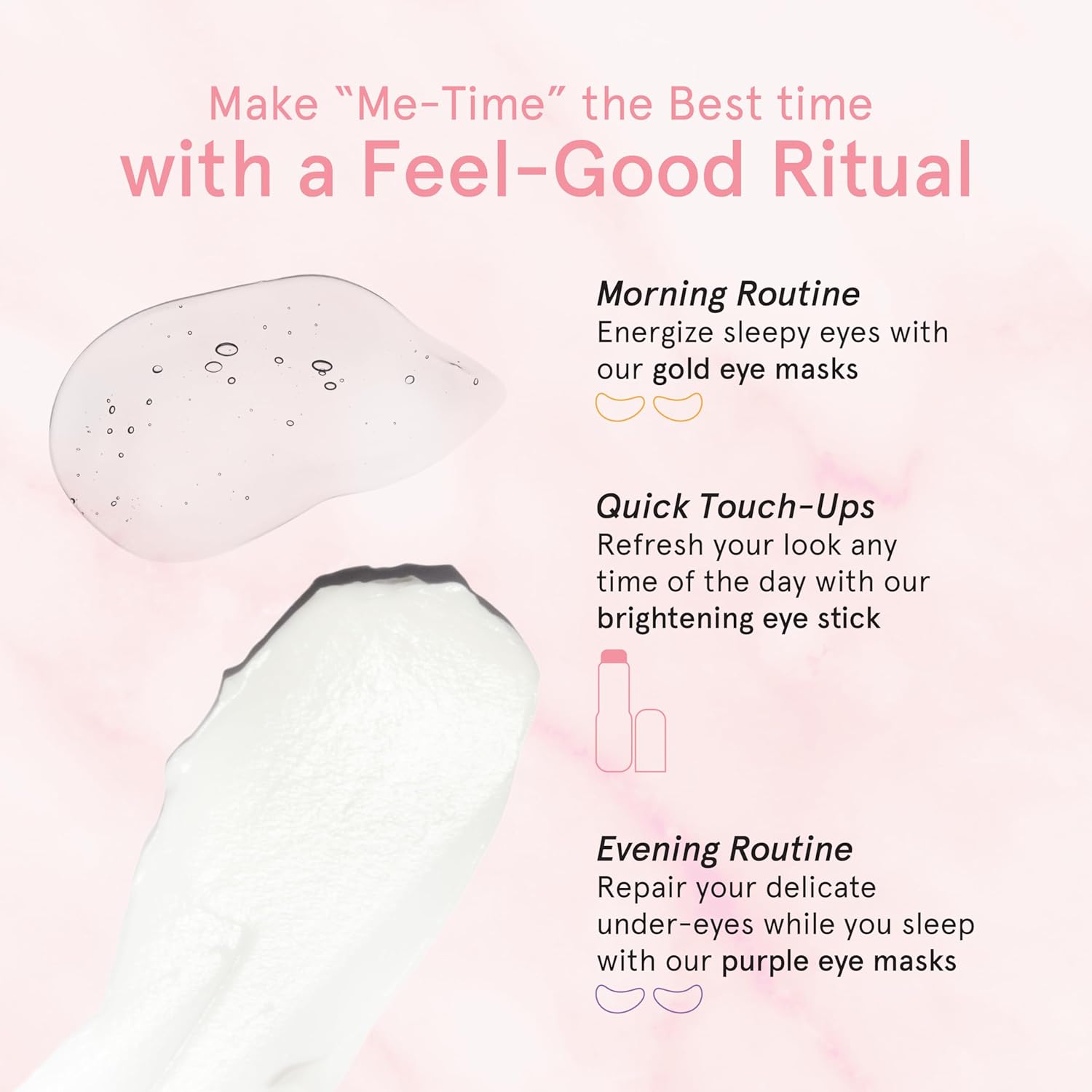 grace & stella Under Eye Brightener Balm Stick - Caffeine Eye Cream for Dark Circles, Puffiness, Wrinkles - Moisturizer Stick with Niacinamide, Hyaluronic Acid, Peptides - Vegan Skincare (0.13oz/3.5g) - Image 8