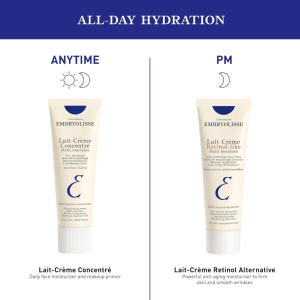 Embryolisse Lait-Crème Concentré, Multifunction Daily Moisturizer, Primer, and Makeup Remover, Suitable for All Skin Types. French Face Cream With Shea Butter & Aloe Vera - Image 6