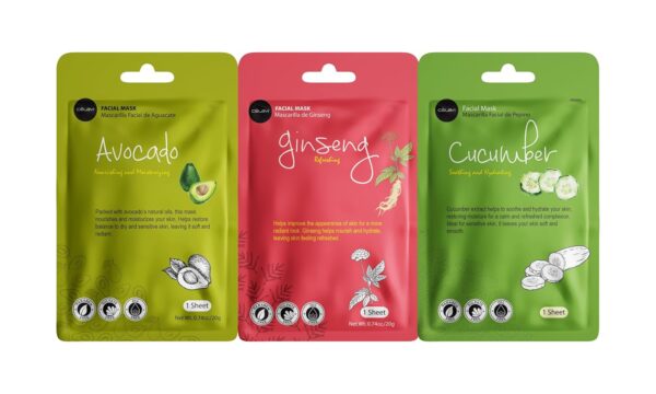 Celavi Essence Facial Sheet Face Mask Variety Set Classic Authentic Korean Moisturizing Skincare (12-Packs) - Image 4