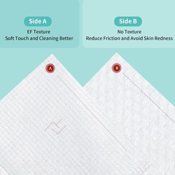 Face Towels, 10"×12" Disposable Face Towel, Face Towelettes XL, Ultra Soft Makeup Remover Dry Wipes, Thick Face Towel for Sensitive Skin, 50 Count (1 Pack) - Image 4