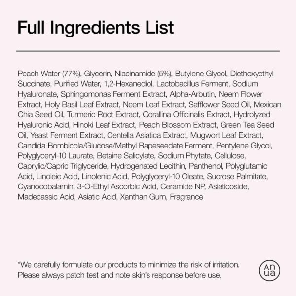 Anua Peach 70 Niacinamide Serum 30ml / brightening hydrating face serum/daily clean beauty (1.01 fl. oz.) - Image 8