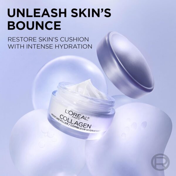 L’Oréal Paris Collagen Daily Face Moisturizer, Reduce Wrinkles, Face Cream 1.7 oz - Image 3