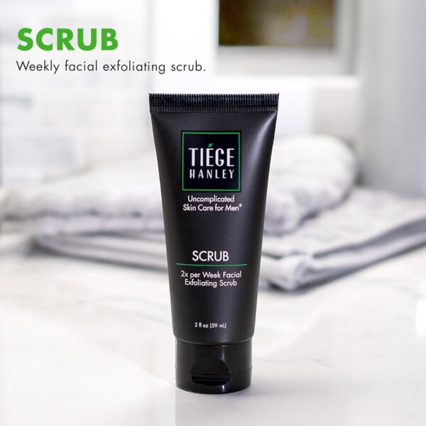 Tiege Hanley Exfoliating Face Wash for Men, 2 Oz - Gentle Face Scrub for Deep Pore Cleansing, Detoxifies & Removes Dead Skin Cells - Refreshing Facial Exfoliator for Dry or Sensitive Skin - Image 2