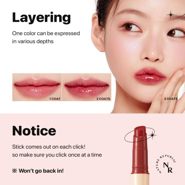 Nature Republic HONEY MELTING LIP (05 PLUM) SOFT LIP STICK, Hydrating jelly Gloss, Moisturizing balms, Sheer tint, Shine & Glowy Finish, korean make up - Image 5