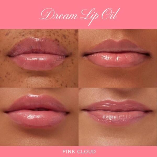 Summer Fridays Dream Lip Oil - Tinted Lip Oil with Moisturizing Sheer Coverage, High-Shine and Deep Hydration - Non-Sticky Formula for Long-Lasting Softness - Pink Cloud (0.15 Oz) - Image 4