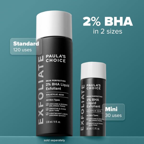 Paula's Choice SKIN PERFECTING 2% BHA Liquid Salicylic Acid Exfoliant-Facial Exfoliant for Blackheads, Enlarged Pores, Wrinkles & Fine Lines - Image 9