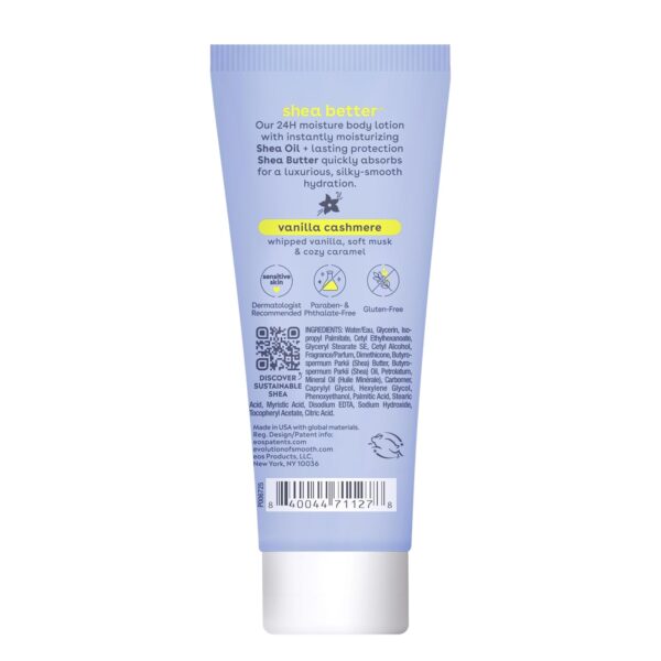 eos 24H Moisture Travel Body Lotion- Vanilla Cashmere, Travel Size Essential, Toiletries, Mini Body Lotion, 2.5 fl oz - Image 6