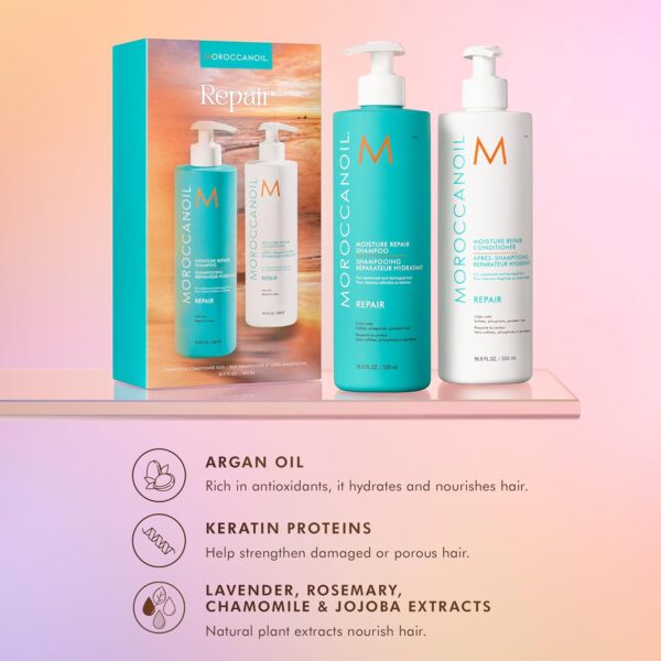 Moroccanoil Shampoo & Conditioner Half-Liter Sets - Image 3