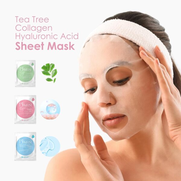 Spa Kit for Women-Korean Skincare Set Includes home spa essentials like a hair mask, hand and foot masks, eye mask, facial masks. Pamper yourself with 15 MIN PAMPER ME KIT by [NAISTURE] - Image 5