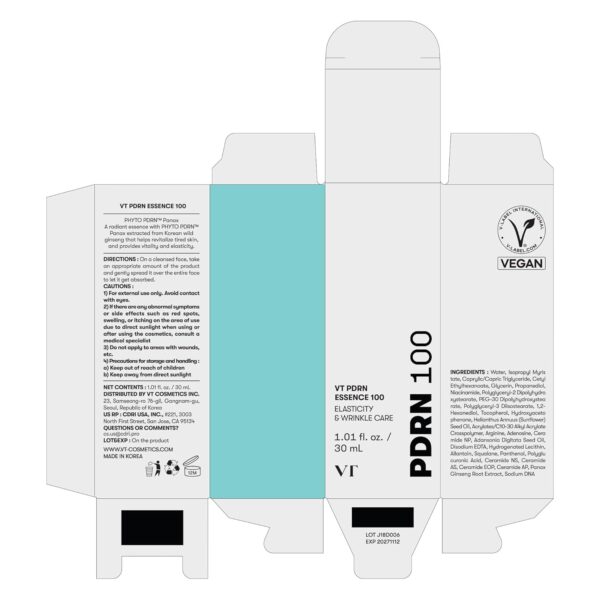 VT COSMETICS PDRN 100 Essence, Intensive Glow Serum, Vegan PDRN 100,000ppm, Skin Restoration & Recovery, Hydrating, Moisturizing, Firming, Fine Lines, Korean Skincare 1.01 fl. Oz. - Image 6