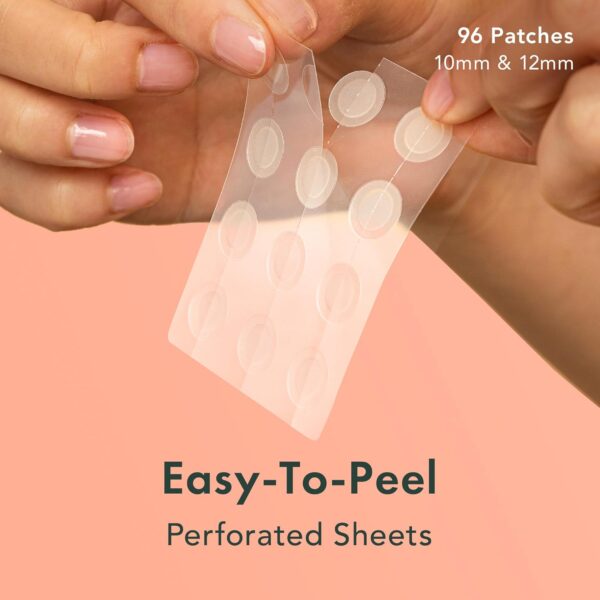Rael Pimple Patches, Miracle Invisible Spot Cover - Hydrocolloid Acne Patch, Treatment for Breakouts, Absorbs Zits & Blemish, Korean Skin Care, 2 Sizes (96 Count) - Image 2