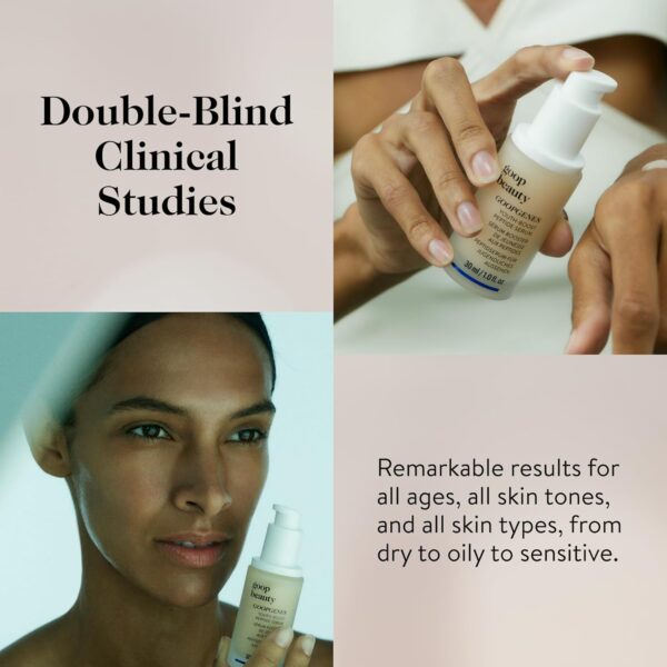 goop Beauty Peptide Serum |Reduces Fine Lines, Wrinkles, & Dark Spots | Peptides, Ceramides, & Niacinamide | Anti Aging Treatment to Improve Firmness & Elasticity | 1 fl oz - Image 4