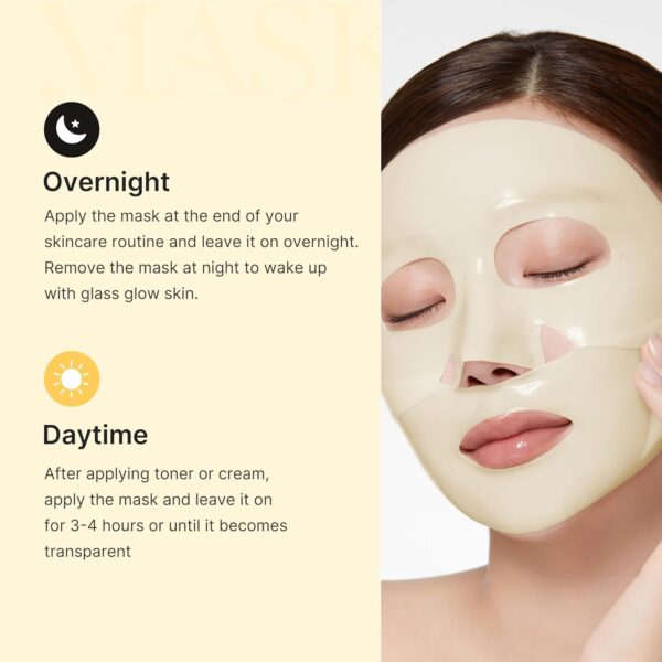 medicube Kojic Acid Turmeric Brightening Gold Jelly Gel Mask | Overnight Face Mask for Glass Glow Skin- Elasticity, Hydrating, Firming and Moisturizing | Korean Skincare, 28g x 4ea - Image 4