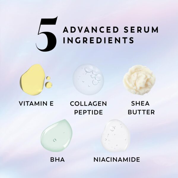 Olay Super Serum Body Wash for Extra Dry Skin, 24hr Long Lasting Hydration, 5+ Ingredient Serum Complex for Bright Even Firm Luminous Skin, 18.5 fl oz - Image 3